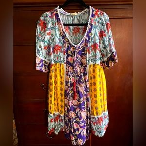 Anthropologie Lilka Patchwork Dress